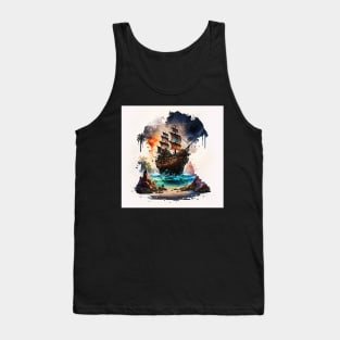 Pirate Ship - the goonies Tank Top